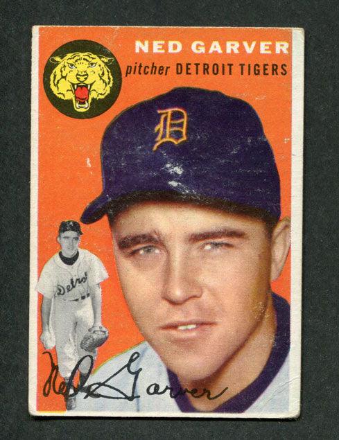 1954 Topps #44 Ned Garver Detroit Tigers Vintage Baseball Card - Perfect for Collectors, Sports Memorabilia Enthusiasts & Home Decor