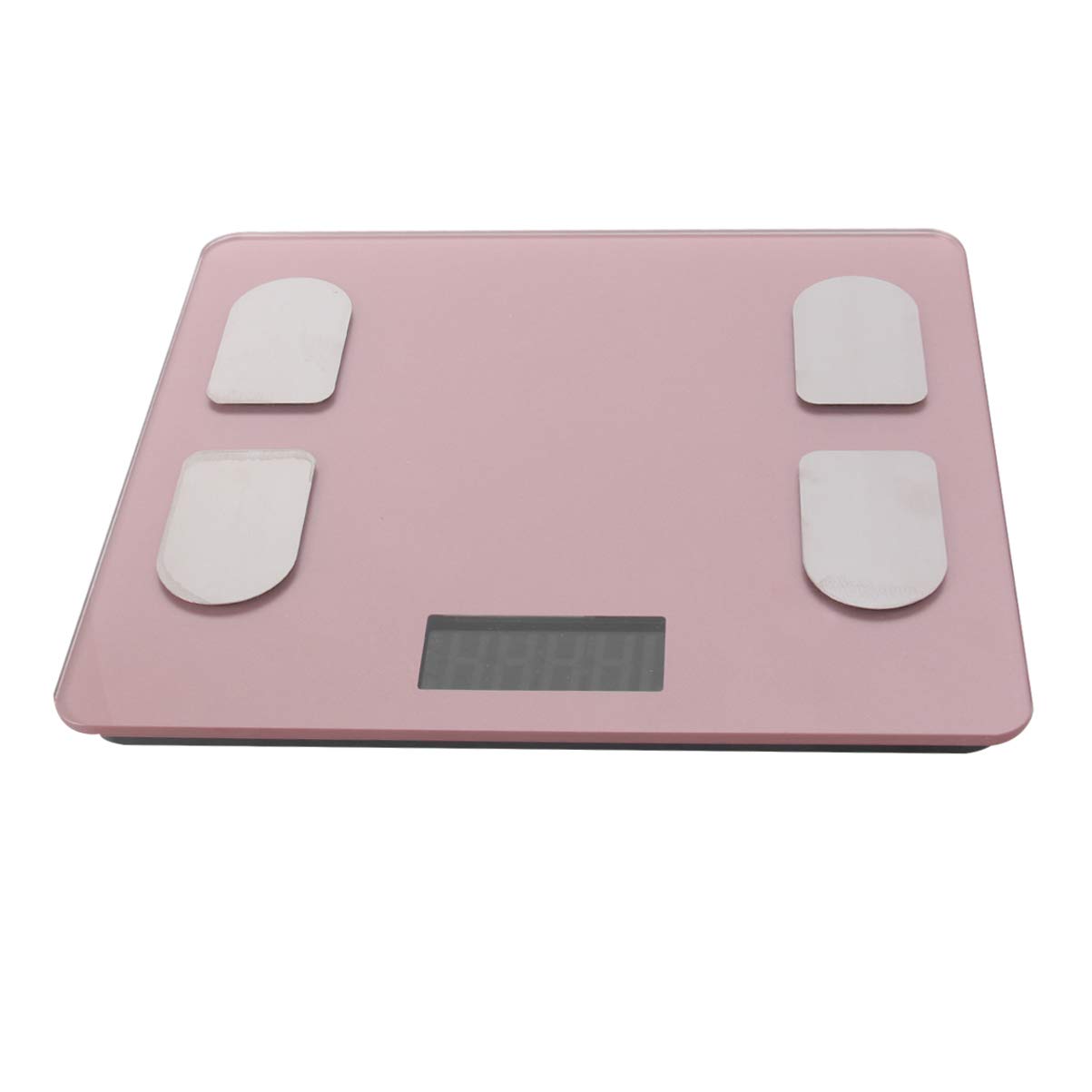 Milisten Smart Body Fat Scale - Digital Bathroom Weight Scale with Body Composition Analyzer, Bluetooth Connectivity, No Battery Needed (Pink) - Perfect for Home Gym, Fitness Tracking & Health Monitoring