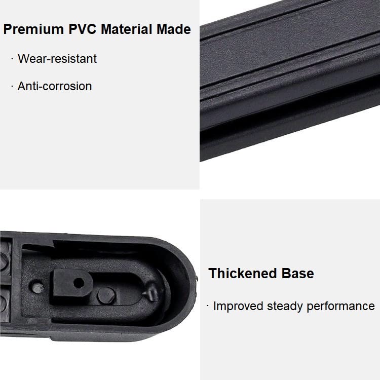2PCS Black Plastic Luggage Handle Strap Replacement - 225x25x20mm Suitcase Grip Handle for Travel Journey | Durable Carry-on Accessories for Airports & Business Trips