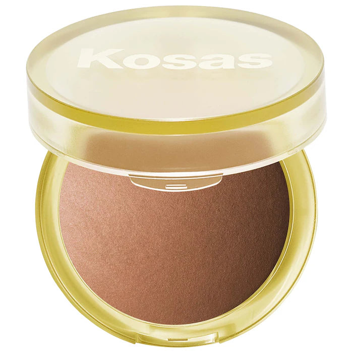 KOSAS Baked Bronzer - Talc-Free, Glowy Warmth for a Sun-Kissed Look | Perfect for Everyday Wear & Natural Makeup Looks