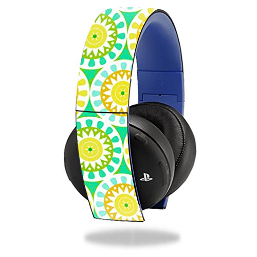 MightySkins Custom Vinyl Skin Decal for Sony PS4 Gold Wireless Headset (Original Model ONLY) - Durable Protective Cover with Unique Designs - Perfect for Gaming, Streaming & Travel