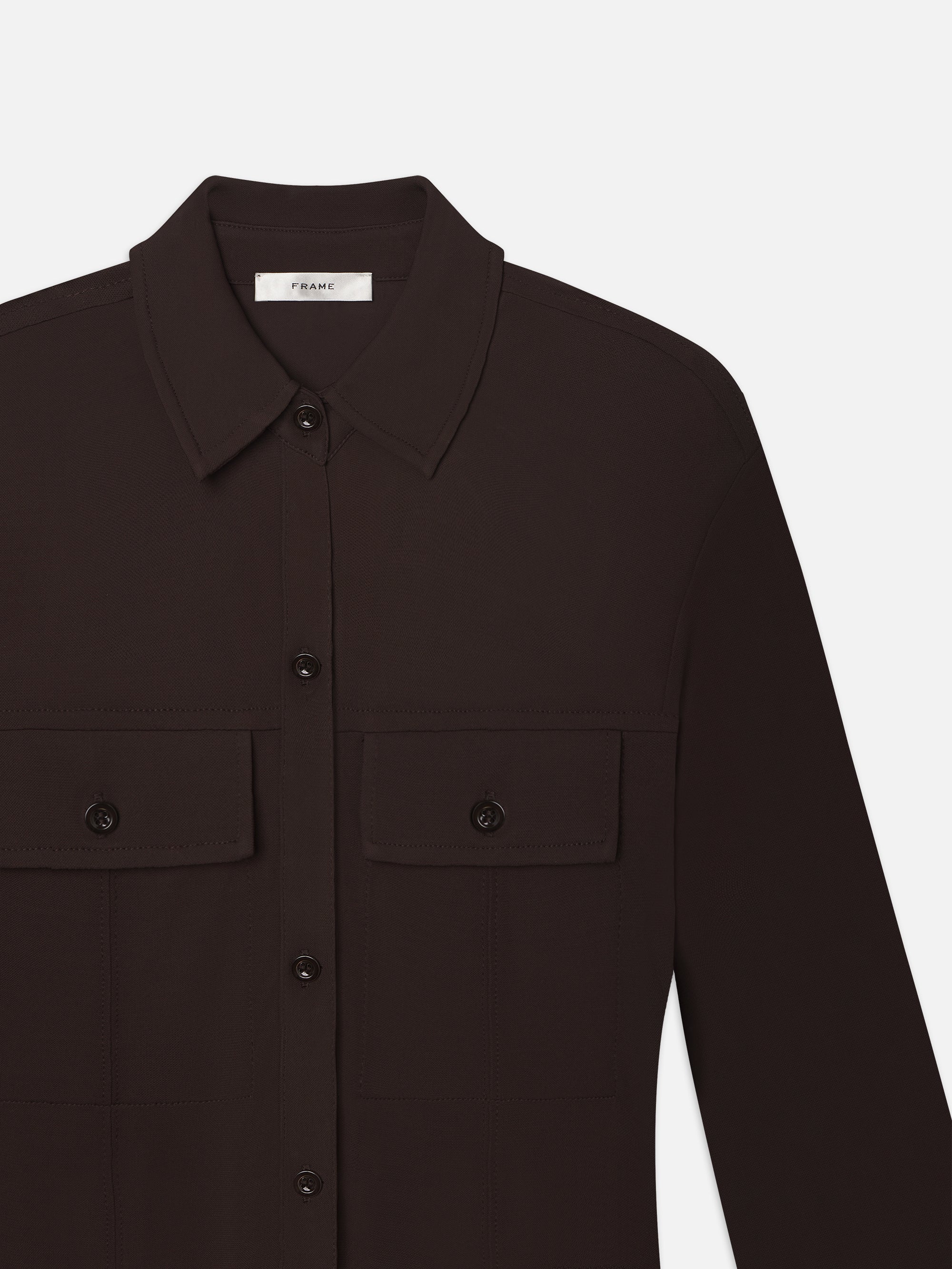 Stylish Jersey Button Up Shirt for Men - Chocolate Brown Casual Shirt | Perfect for Office Wear, Date Night & Weekend Outfits