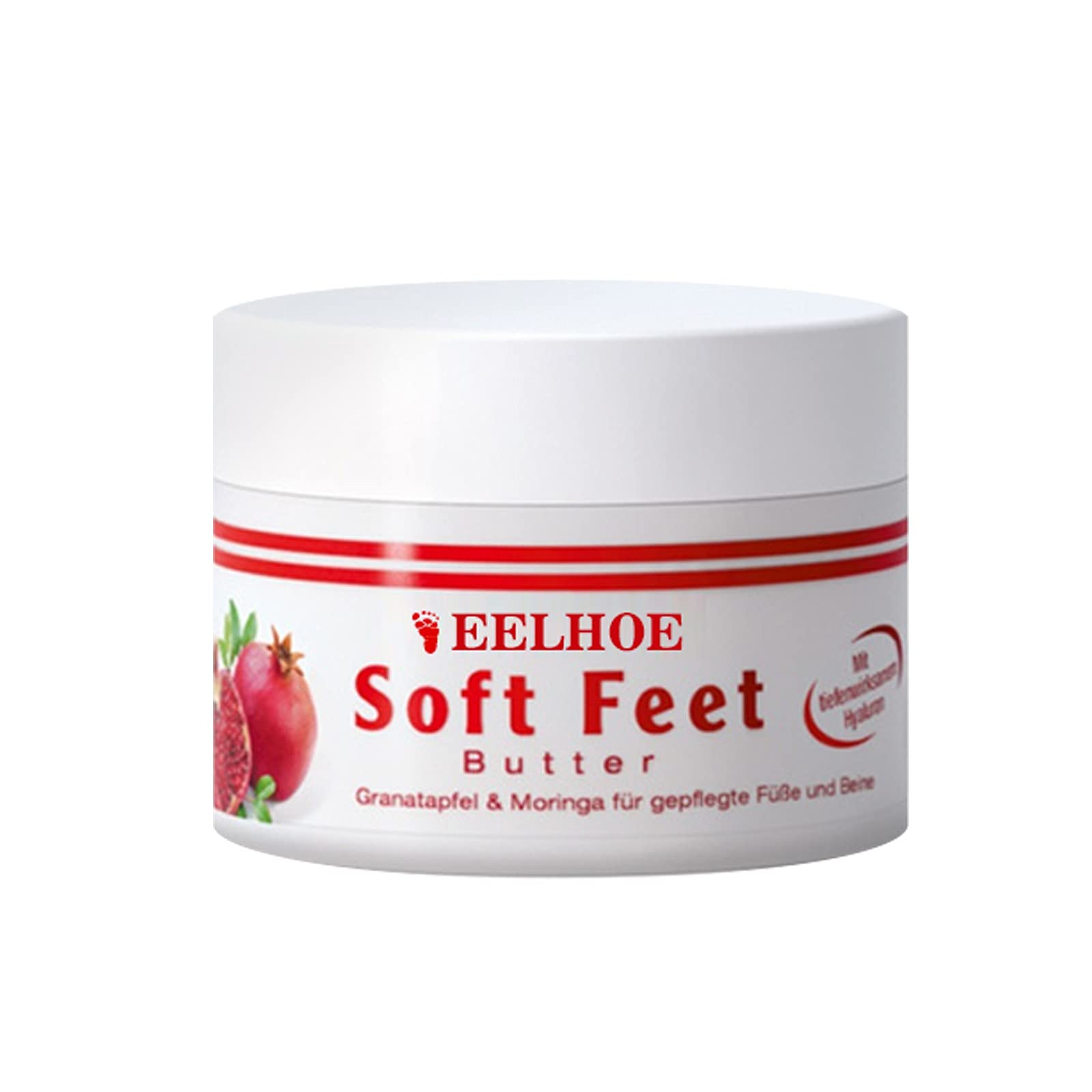 Best Foot Moisturizing Cream for Dry Cracked Heels - Exfoliating & Hydrating Foot Care Treatment - Cheese Skin Remover for Soft Smooth Feet - Perfect for Pedicures & At-Home Foot Spa