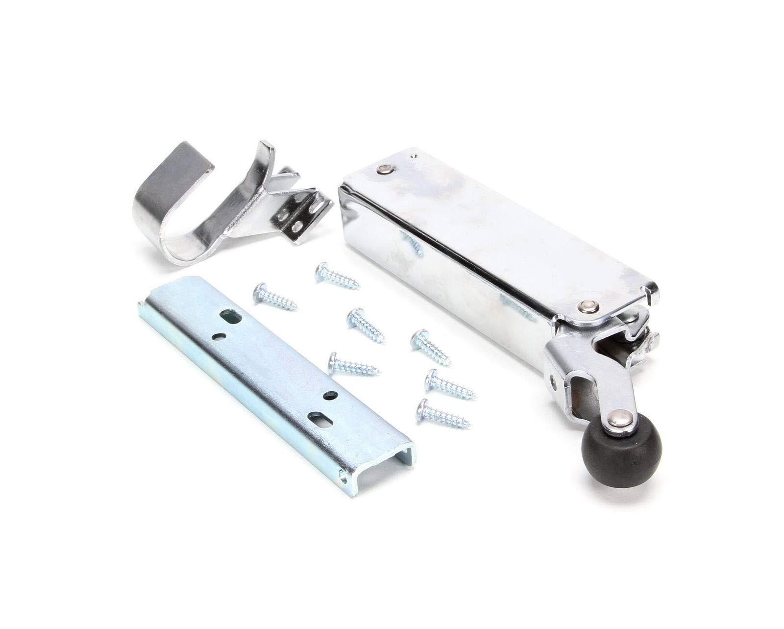 125373 Heavy Duty Flush Mount Door Closer - Adjustable Spring Tension for Smooth Closing - Perfect for Commercial Buildings, Offices, and Home Use