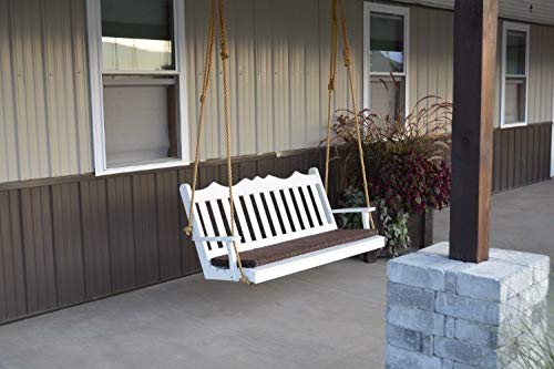 A&L Furniture 9-Foot Rope Hanging Kit for Amish-Made Porch Swings and Swing Beds - Heavy Duty 1/2