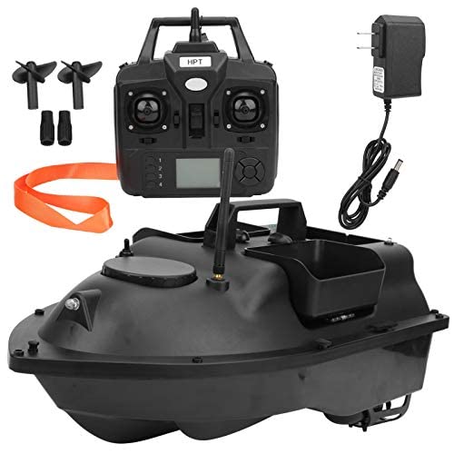 Smart Remote Control Fish Feeder Boat with 500m GPS Location - 2 Handheld Controllers for Precision Feeding | Perfect for Lake Fishing, Pond Maintenance & Aquaculture Use