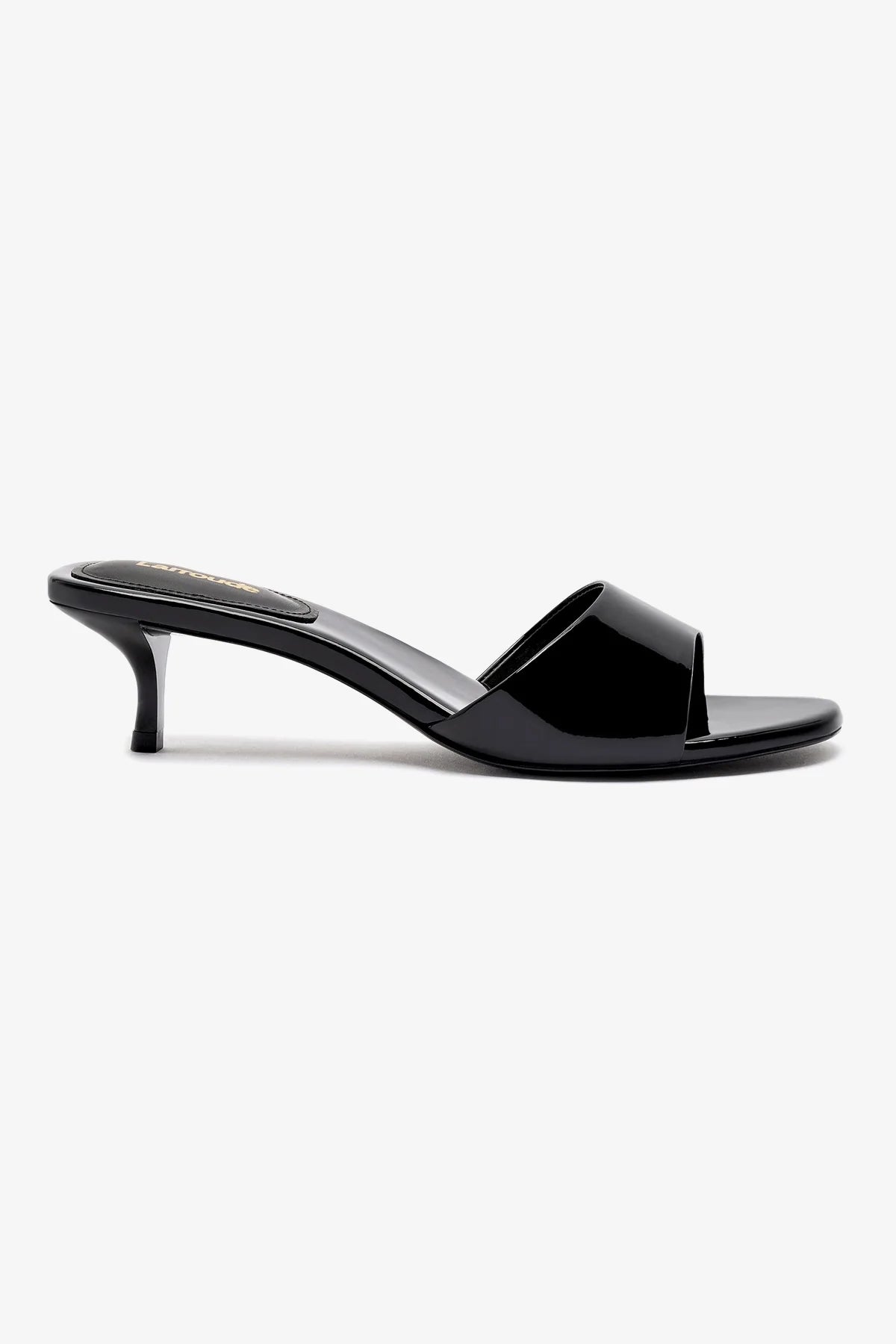 Black Patent Leather Greta Mule Shoes - Women's Comfortable Slip-On Loafers for Office, Casual Wear & Everyday Outfits