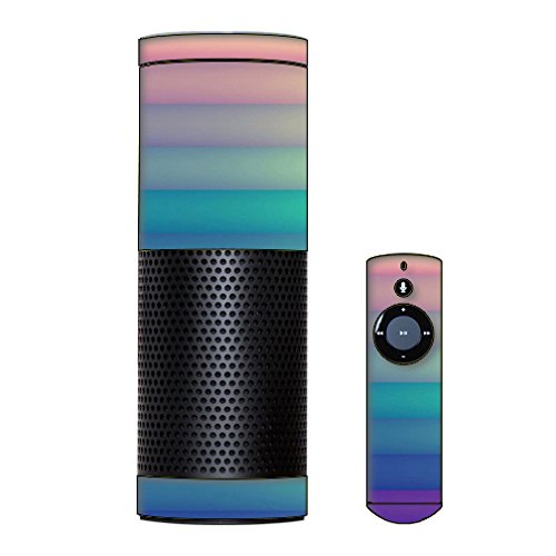 Pastel Stripes Skin Decal Vinyl Wrap for Amazon Echo Devices - Custom Protective Cover for Echo Dot, Echo Show & Echo Studio (Home & Office Decor)