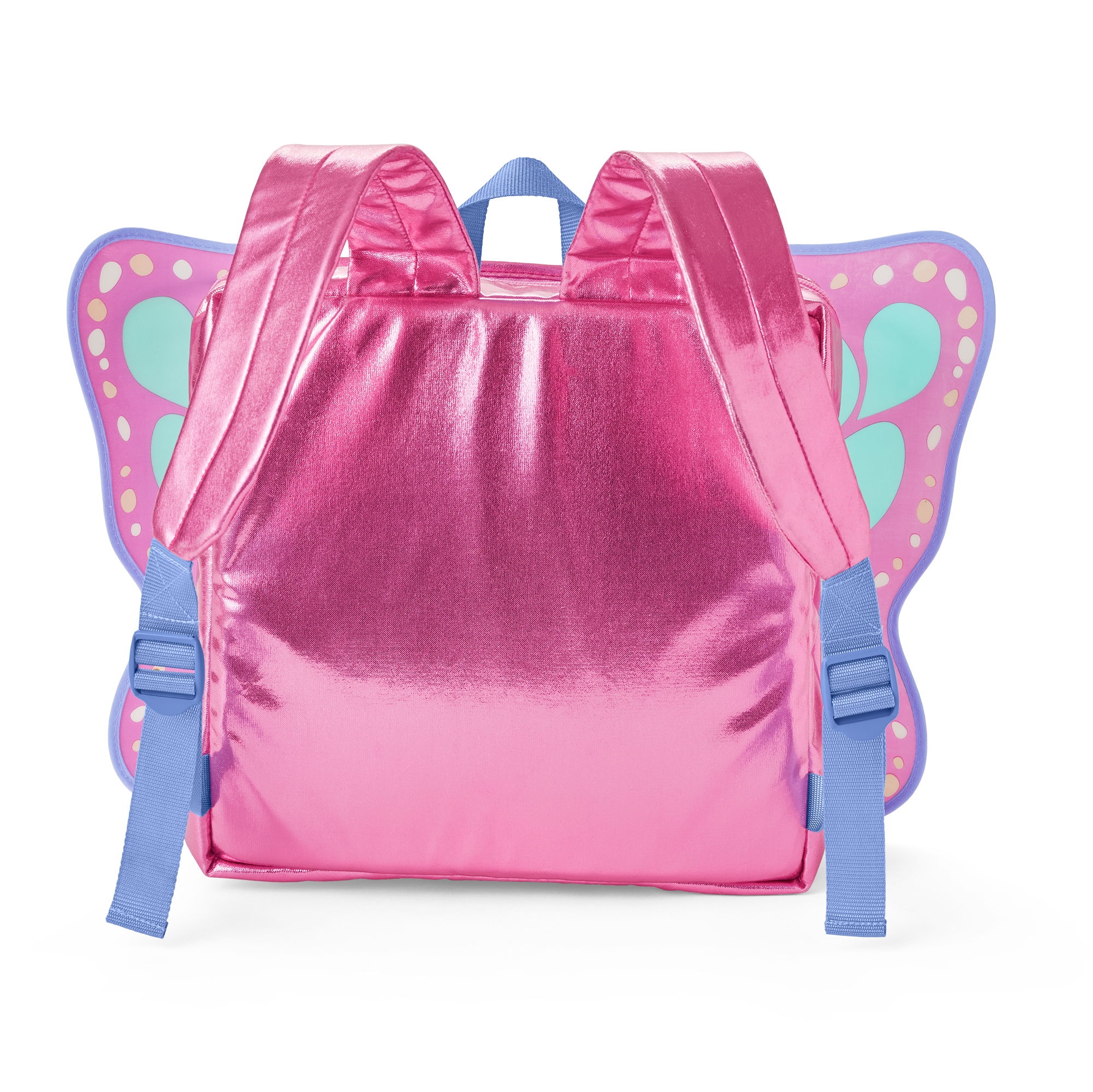Pink Flutter Wings Doll Carrier for WellieWishers™ Dolls - Perfect for Pretend Play, Travel & Storage | American Girl Doll Accessories