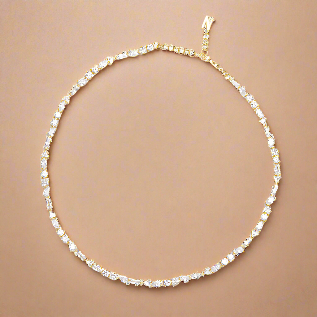 Julie Necklace - Elegant Gold-Plated Pendant for Women | Perfect for Parties, Weddings & Everyday Wear
