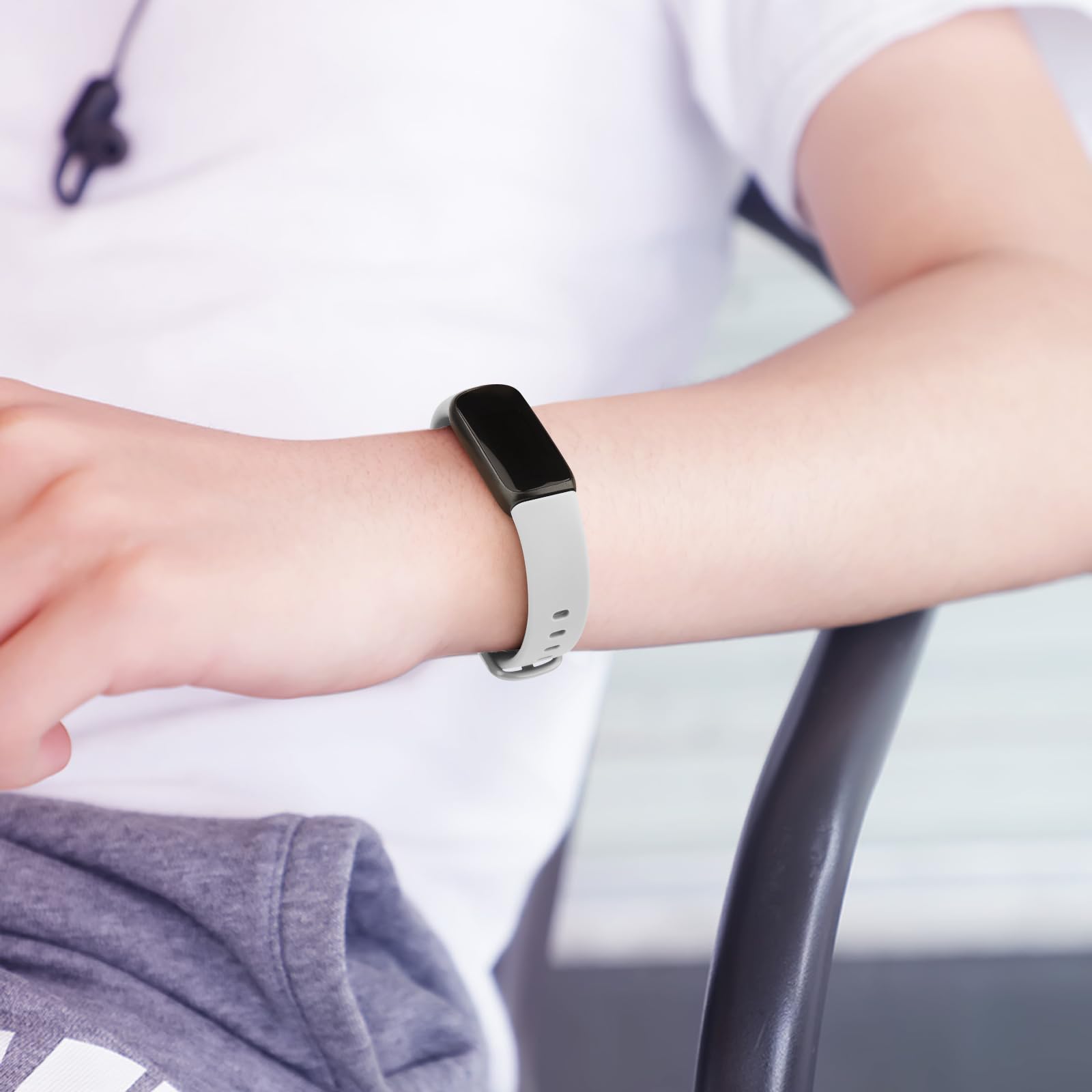 Fitbit Luxe Bands for Women & Men - Soft Silicone Sport Strap for Fitness Tracking