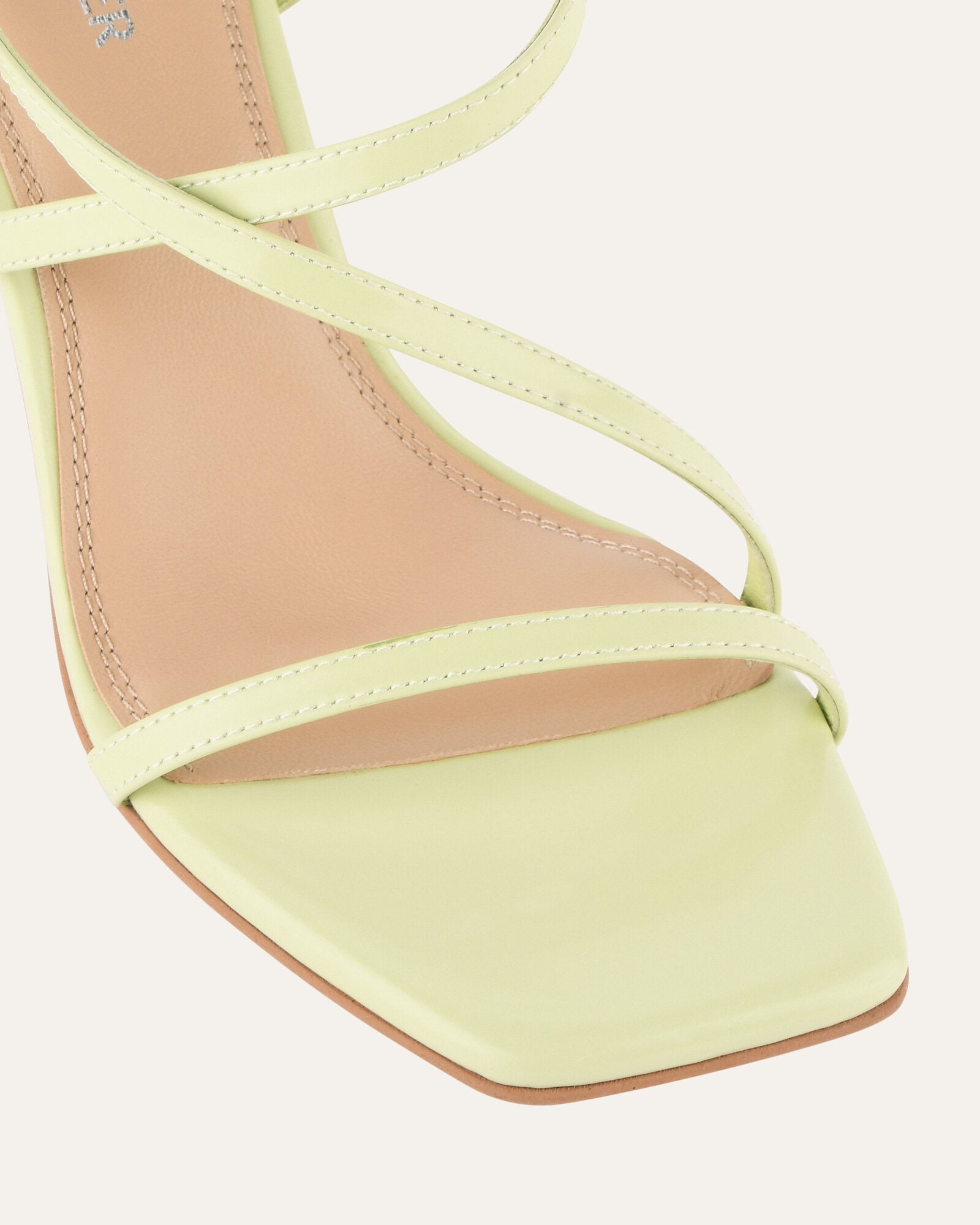 JOCKEY Women's High Heel Sandals - Honeydew Green Leather Strappy Heels for Summer, Beach, and Party Wear | Comfortable & Stylish Dress Shoes