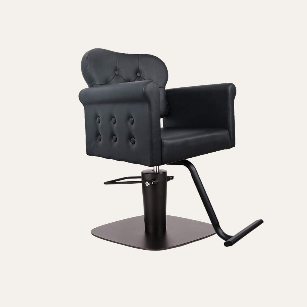 Premium GLAM Salon Chair - Professional Hydraulic Styling Chair for Hairdressers & Barbers - Adjustable Height & Swivel Base - Perfect for Salons, Barber Shops & Home Use
