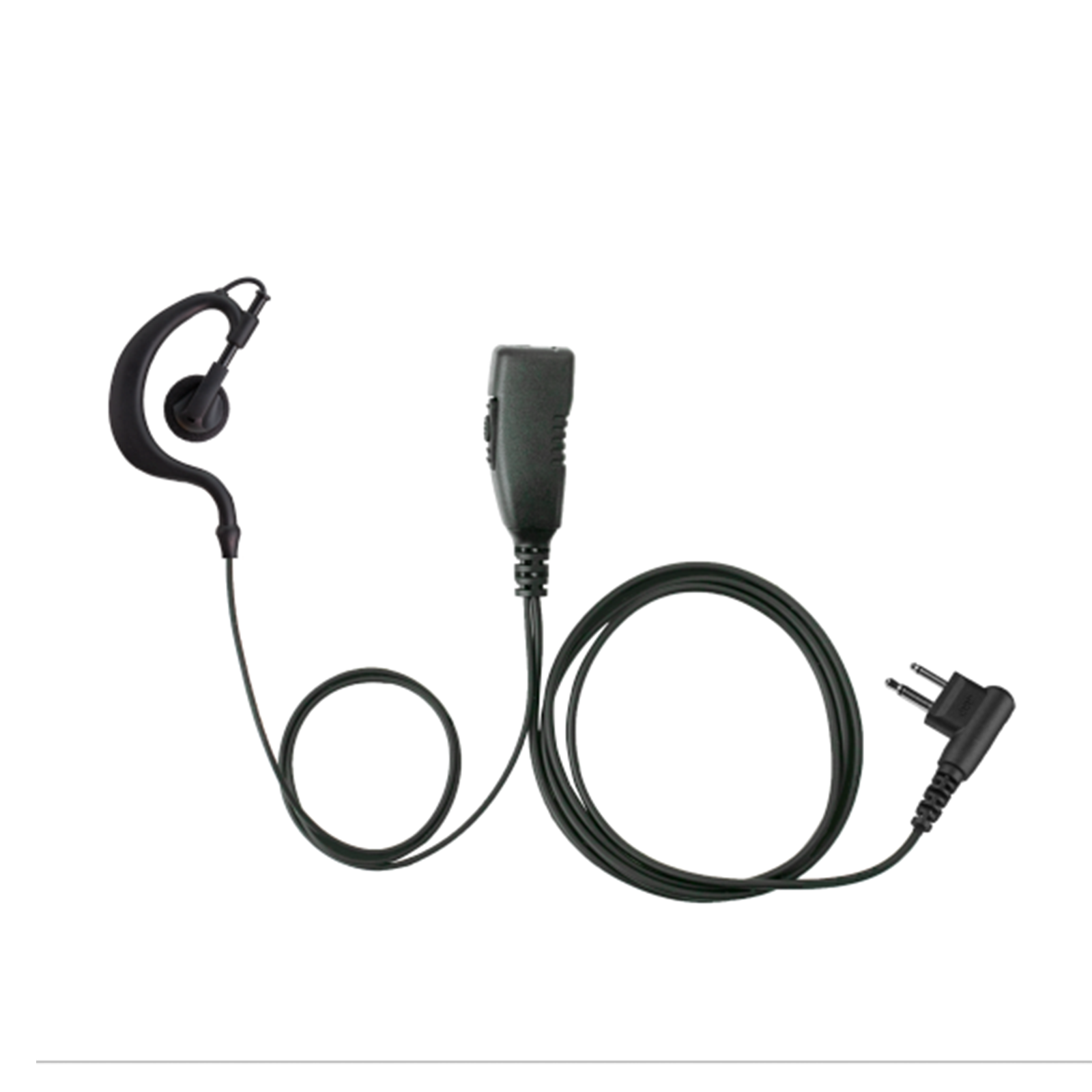 Atlantic Radio EH1WB H7 (ECO) 1-Wire Ear Hook Earpiece for Hytera - Secure & Comfortable Communication for Security, Retail & Event Staff