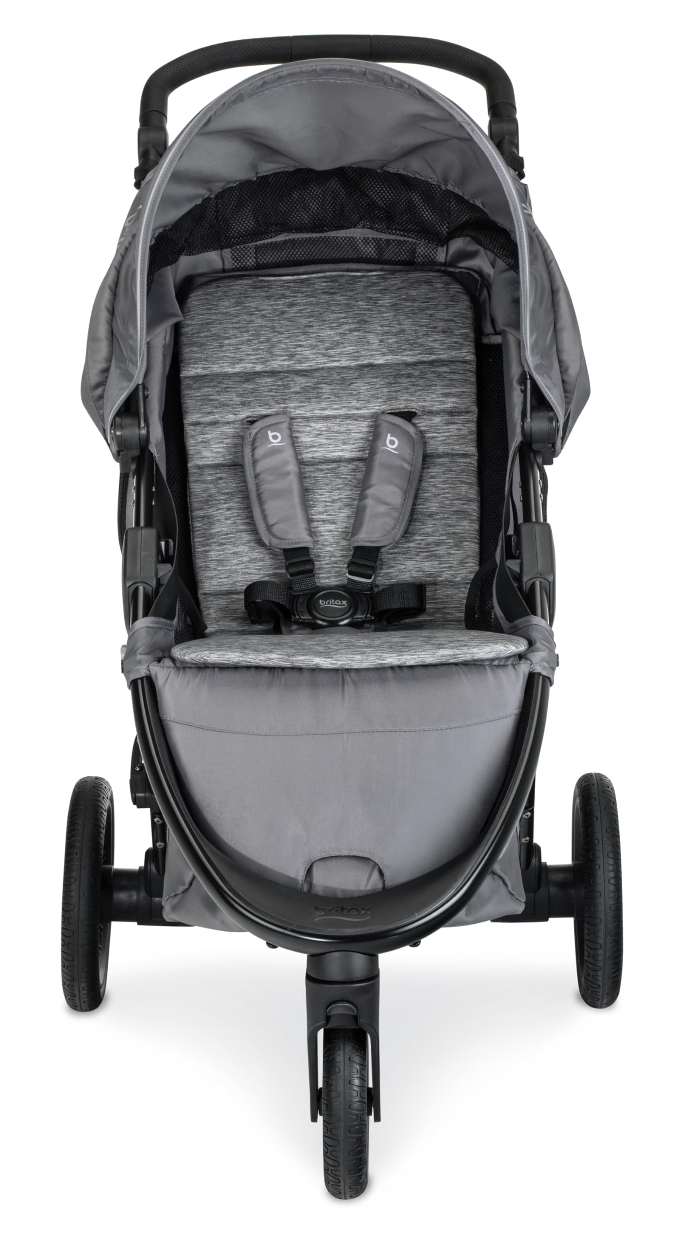 Britax B-Free Sport Stroller - Lightweight Compact Baby Stroller with All-Terrain Wheels, Adjustable Canopy & Reclining Seat for Newborns to Toddlers | Perfect for Jogging, Travel & Everyday Use