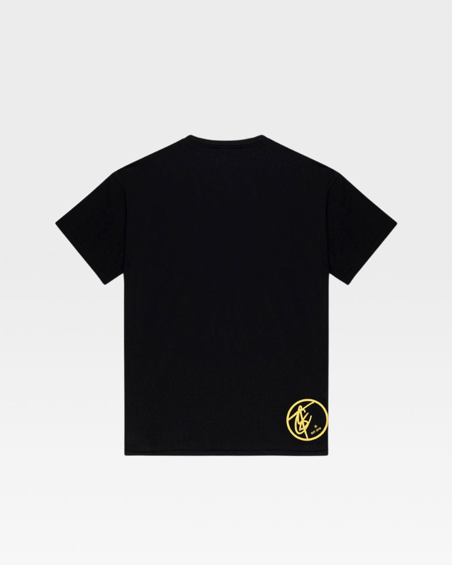 Atlanta Black and Yellow City T-Shirt | Stylish Graphic Tee for Men & Women | Perfect for Casual Wear, Street Fashion & Urban Outfits