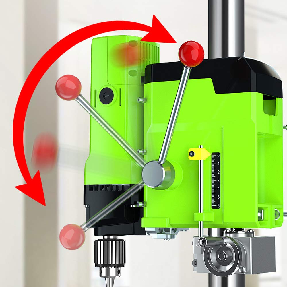 1050W Mini Electric Bench Drill Stand with 3-16mm Chuck - Precision Drilling Machine for Woodworking, Metalworking & DIY Projects - Perfect for Home Workshops, Garage & Professional Use