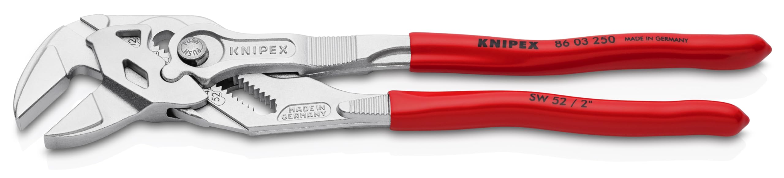 KNIPEX 86 03 250 SBA Pliers Wrench - Professional Adjustable Wrench Tool for Plumbing, Automotive & DIY Projects | High-Quality German Engineering