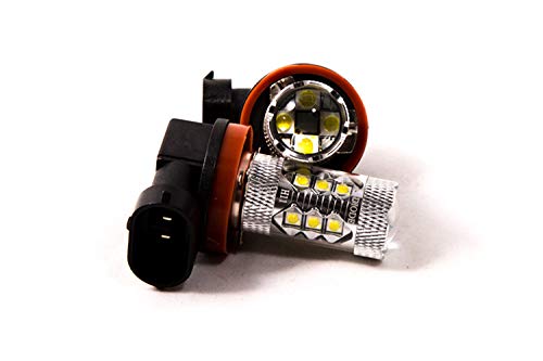 Diode Dynamics XP80 White LED Fog Lights for 2019-2025 Ford Ranger - High Performance Replacement Bulbs (Pair) | Perfect for Off-Roading & Night Driving Visibility