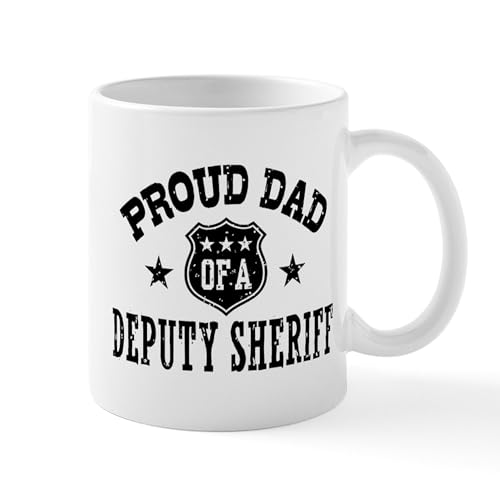 White - Proud Dad Of A Deputy Sheriff Mug