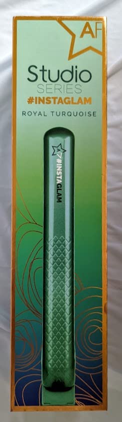 Studio Series #Instaglam Hair Straightener - Royal Turquoise | Professional Ceramic Flat Iron for Smooth & Shiny Hair | Perfect for Home Styling, Travel & Salon Use
