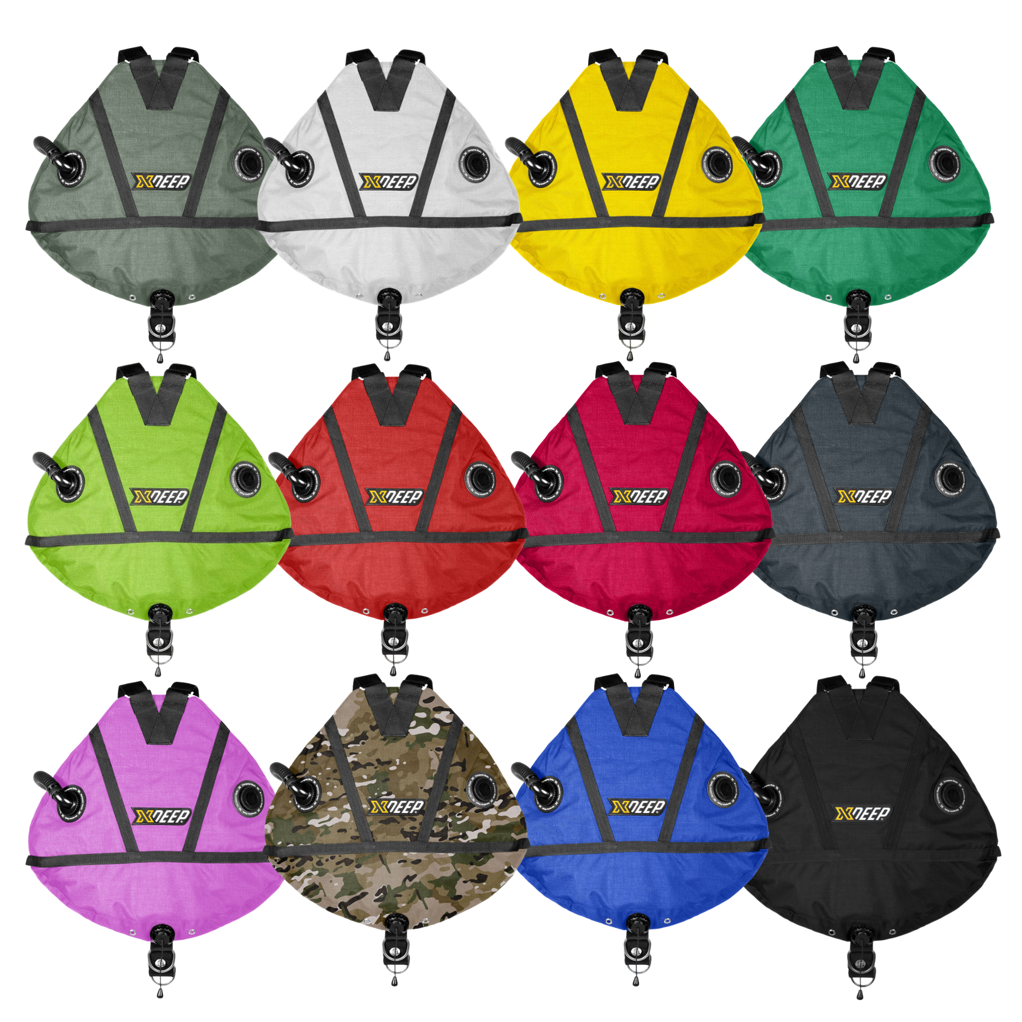 XDEEP Stealth 2.0 Redundant Bladder System Pocket - Scuba Diving BCD Accessory for Safety & Emergency Air Supply - Available in Special Order Colors