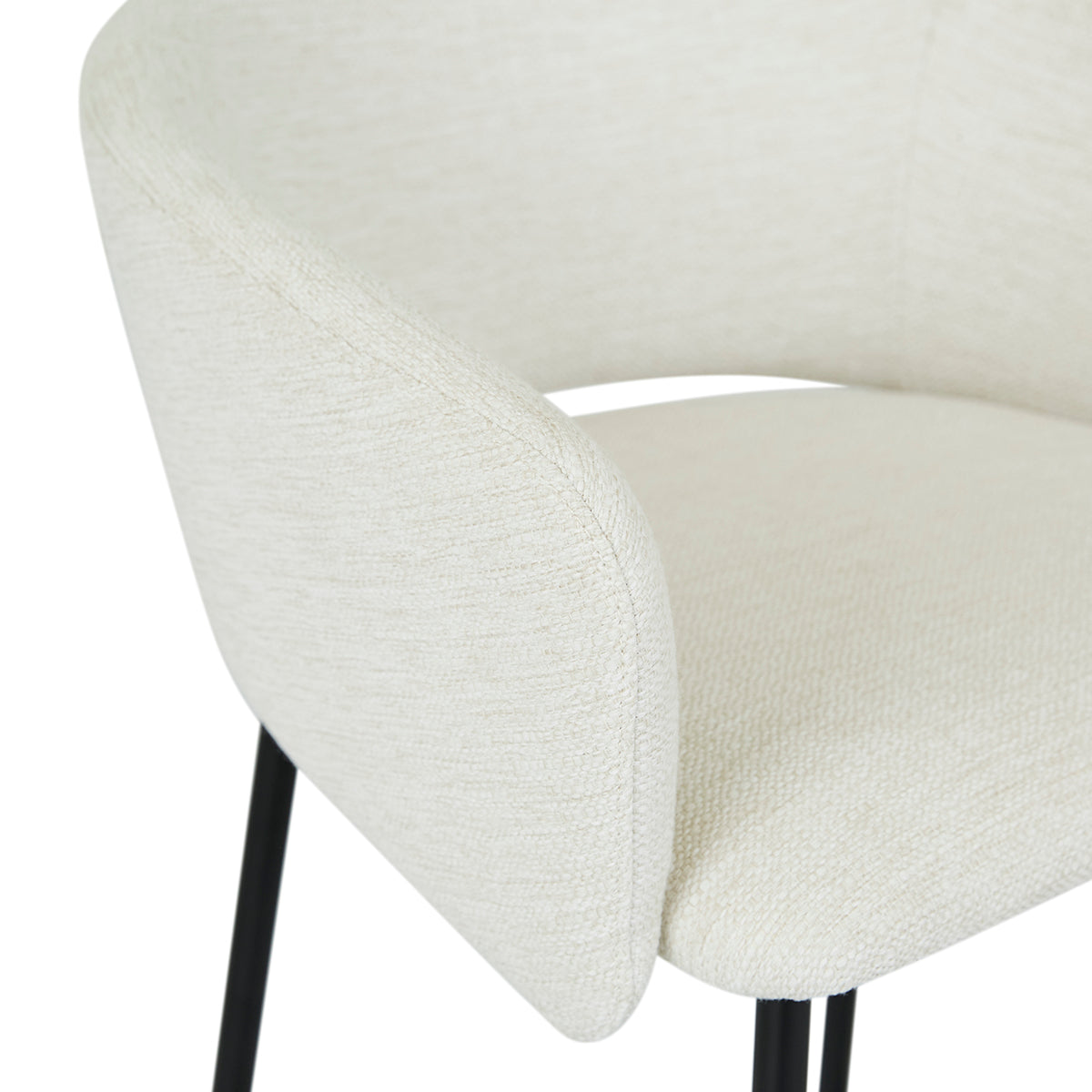 Asher 65cm Bar Stool - Adjustable Height Counter Stool with Backrest - Perfect for Kitchen Island, Breakfast Bar & Home Pub Decor
