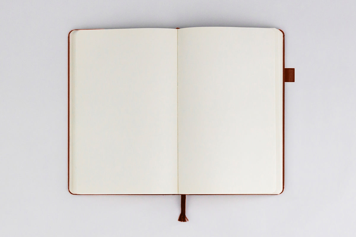 Premium Brown Journal Notebook - PU Saffiano Leather Cover with Elastic Closure | Perfect for Writing, Sketching & Gift Giving | Office, School & Travel Essential