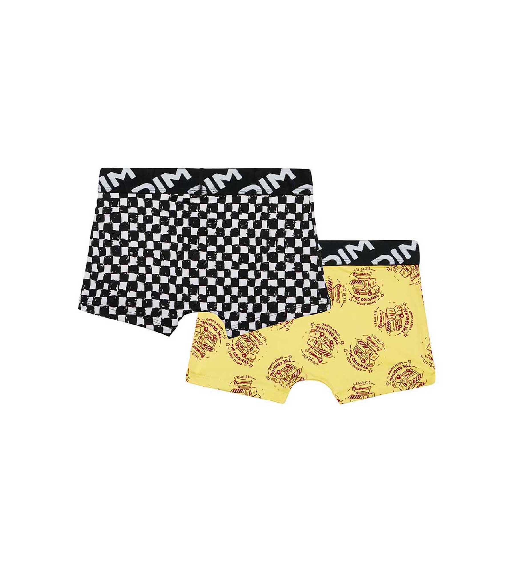 2 Pack Boys' Checkered Boxer Briefs - Recycled Microfiber Underwear for Kids - Soft & Breathable for School, Sports & Everyday Comfort