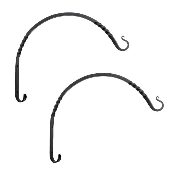 Heavy Duty Arc Bracket 2 Pack - Sturdy Metal Wall Mounting Brackets for Shelves, TVs & Home Decor | Perfect for Living Room, Bedroom & Garage Organization