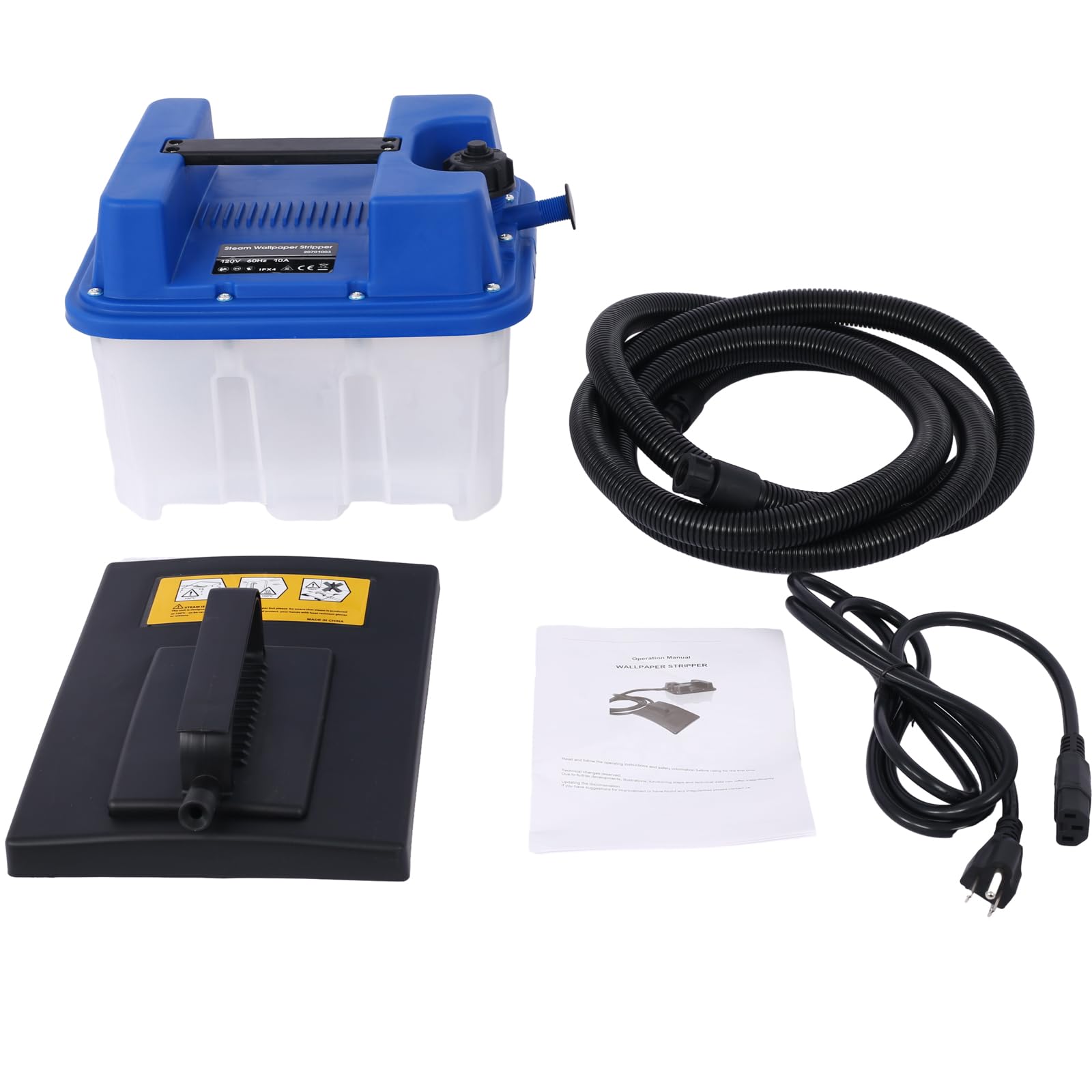 4.5L Wallpaper Steamer & Stripper - Powerful Steam Cleaner for Easy Wallpaper Removal, Perfect for Home Renovation and Wallpaper Replacement Projects