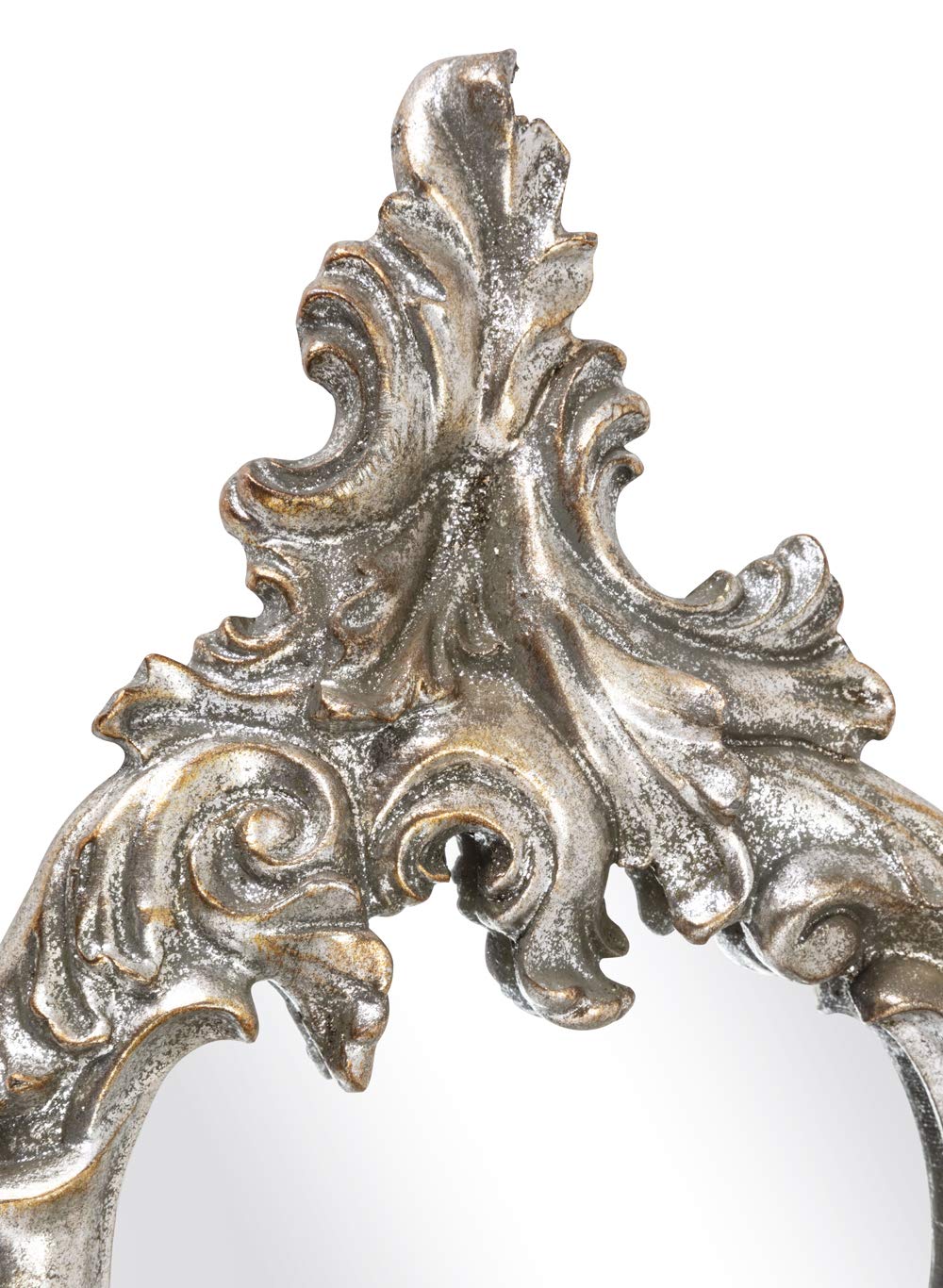 IMAX 52977-7 Loletta Victorian Inspired Mirror Set of 7 - Elegant Silver Wall Decor for Living Room, Bedroom & Entryway