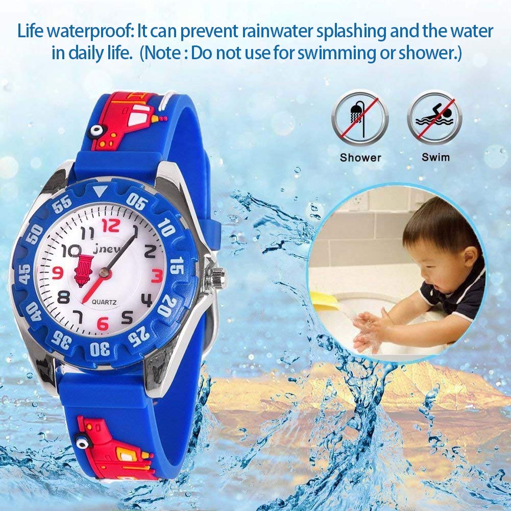 **3D Cartoon Waterproof Kids Watch for Girls Age 3-8 - Cute & Durable Toddler Watch - Perfect Gift for Birthdays, Christmas & Outdoor Play**