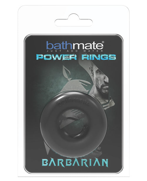 Bathmate Barbarian Power Ring Cock Ring - Black - Enhance Performance & Pleasure for Men - Perfect for Couples & Solo Play