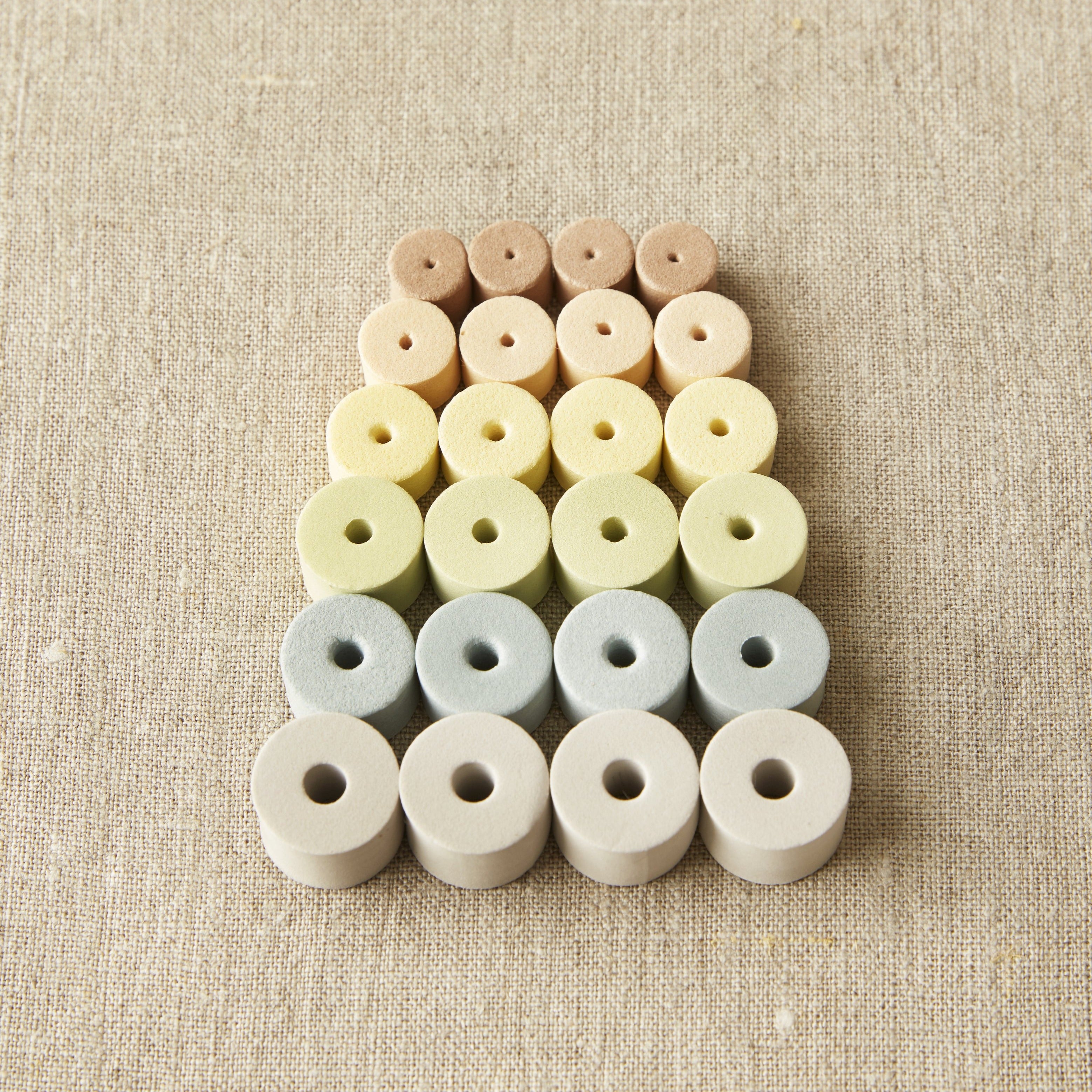 Stitch Stoppers for Knitting & Crochet - Earth Tone Yarn Stitch Markers - Perfect for Handmade Crafts, DIY Projects & Knitting Accessories