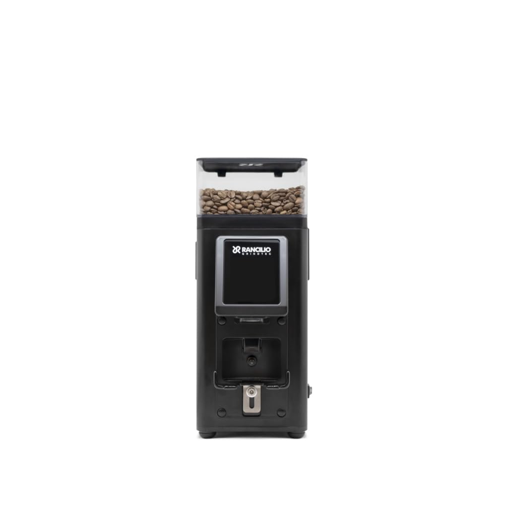 Rancilio Stile SD Semi-Automatic Espresso Grinder with 58mm Steel Flat Burr - 300g Capacity (Black) | Perfect for Home Baristas & Coffee Shops