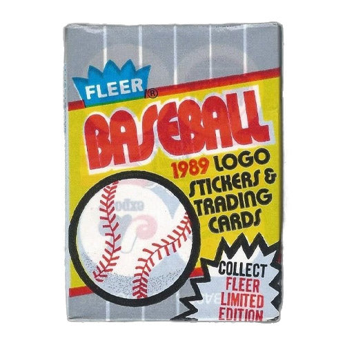 1989 Fleer Baseball Cards Unopened Pack - Vintage Baseball Card Collection for Sports Memorabilia & Trading - Perfect for Collectors, Investors, and Gift Giving