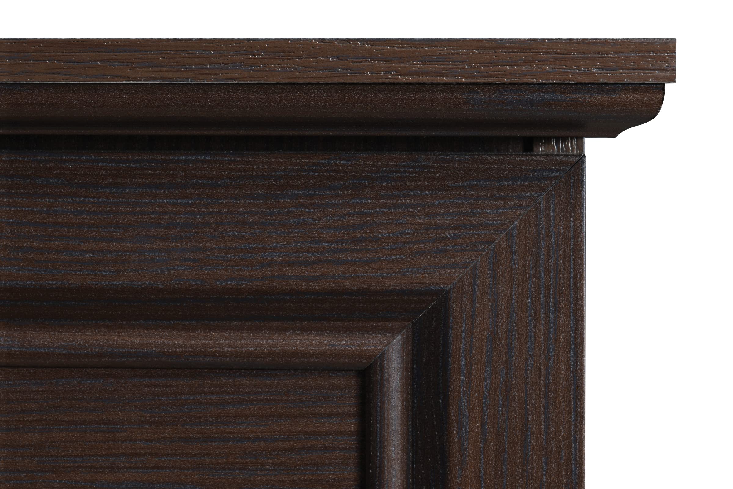 OSP Jefferson 2-Drawer Lateral File Cabinet - Euro-Style Drawer Glides & Lockdowel Fastening System - Espresso Finish - Office Storage & Organization Solution for Home & Business Use