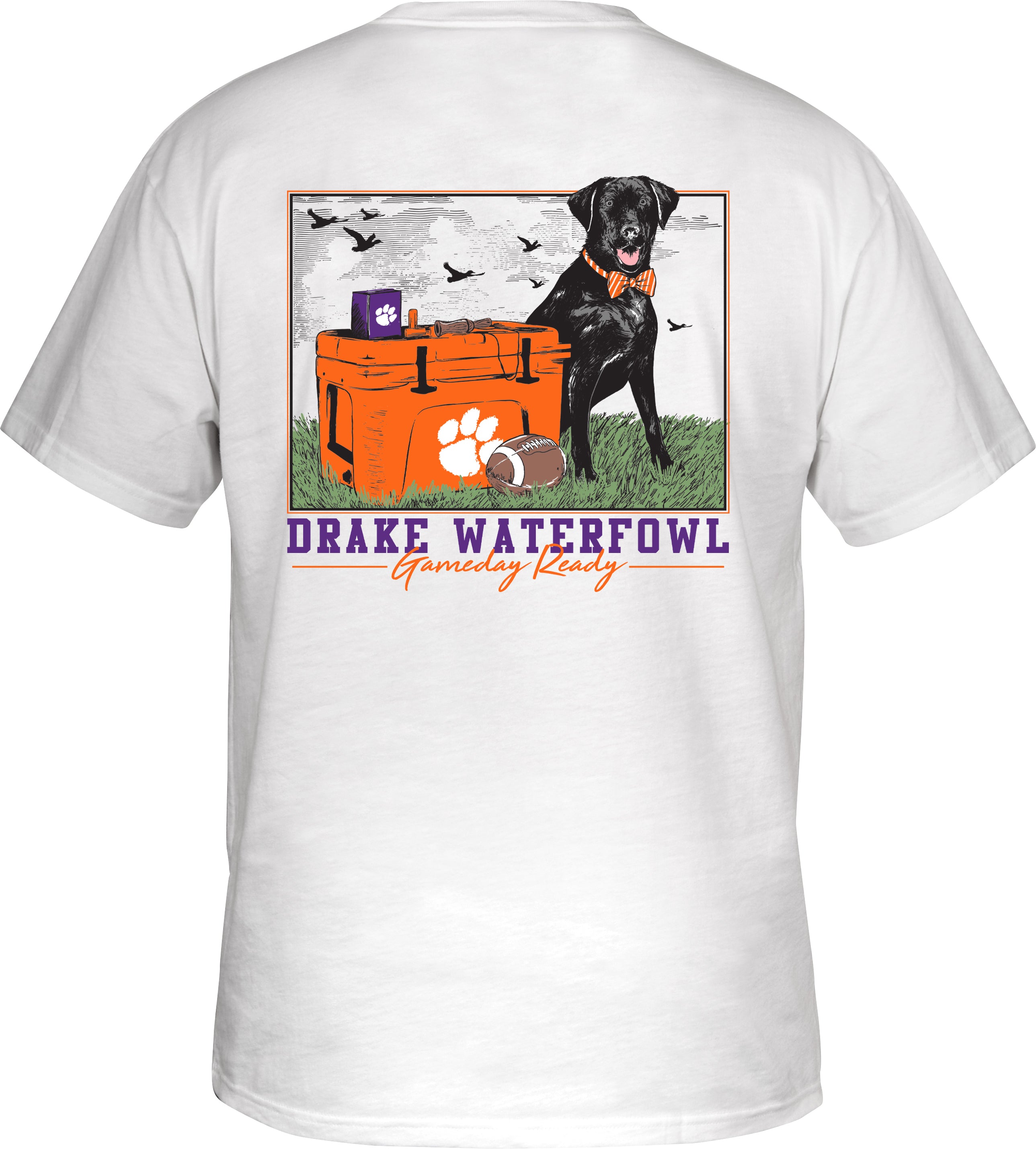 Clemson Black Lab Tailgate T-Shirt - Comfortable Cotton Fan Apparel for Game Day & Tailgating