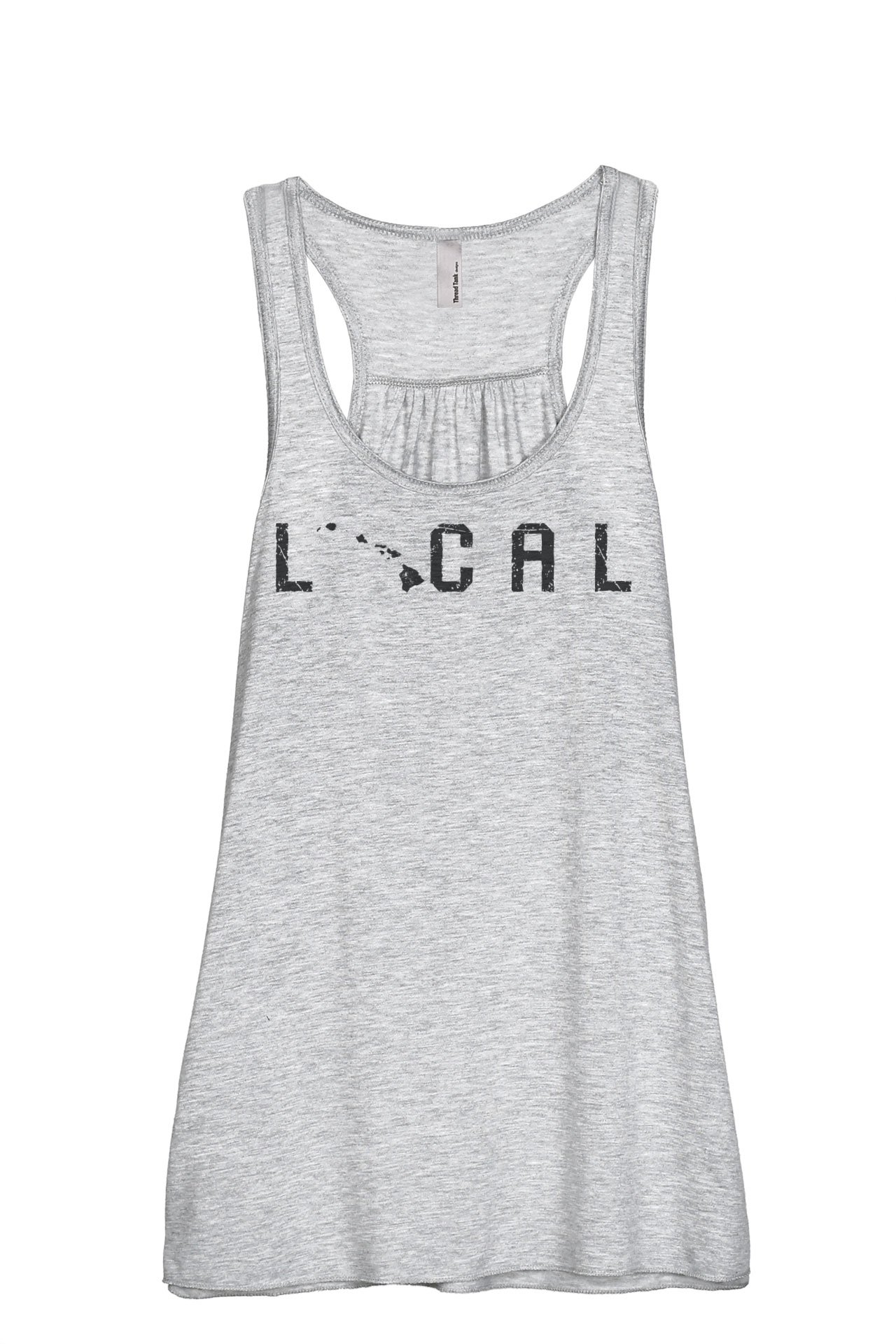 Hawaiian Women's Sleeveless Flowy Racerback Tank Top - Breathable Summer Beachwear for Vacation, Yoga & Casual Outfits