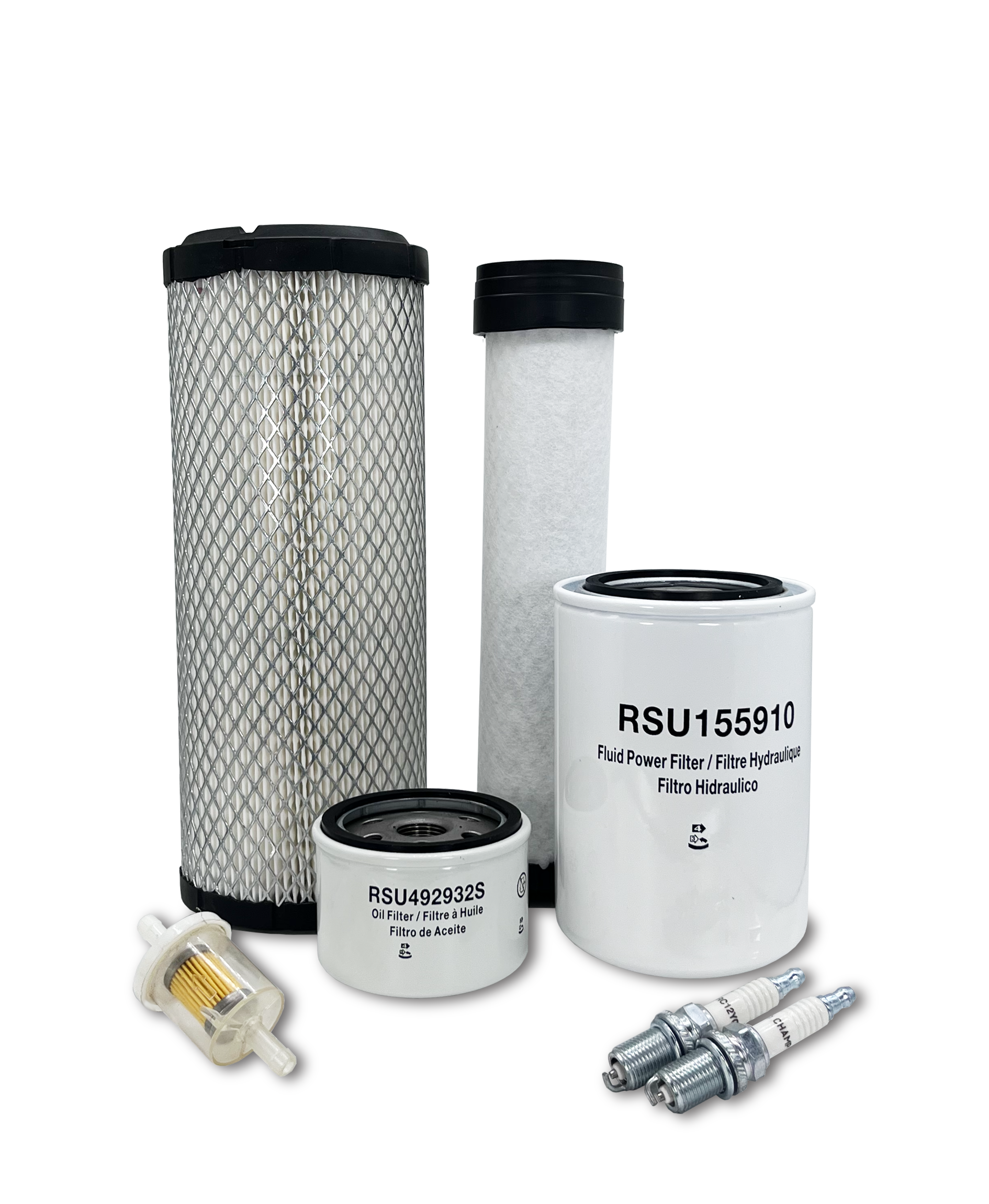 HERO® Maintenance Filter Kit for Scag STT 35BVAC SS Turf Tiger Zero Turn Mower - Air Oil Fuel Filters Replacement - Compatible with Scag Commercial Lawn Mowers - Perfect for Landscaping & Lawn Care Maintenance