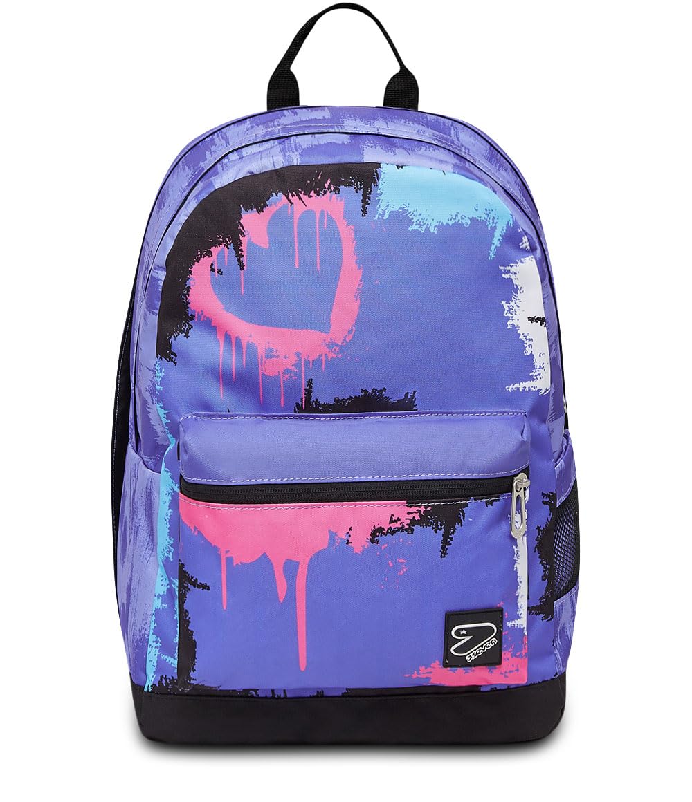Zaino Reversibile Bambina Nuovo GRS - Reversible Backpack for Girls with Headphones - Perfect for School, Travel & Daily Use