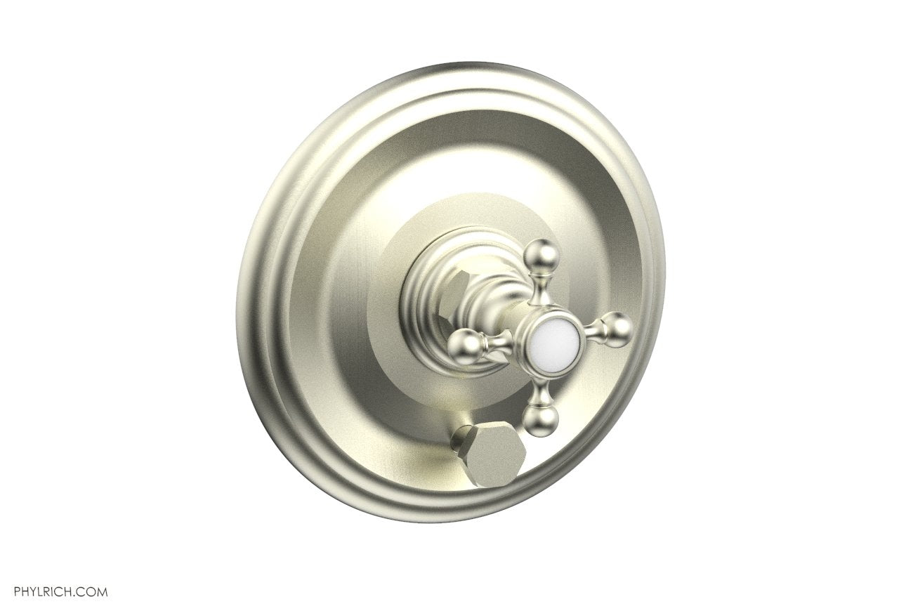 HEX TRADITIONAL Pressure Balance Shower Valve Trim Set with Diverter and Handle - Chrome Finish - Perfect for Bathroom Renovation and Modern Home Upgrade