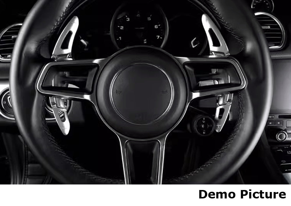 Premium Forged Aluminum Steering Wheel Paddle Shifters for Porsche Cayenne, Macan, 718 & 911 - Upgrade Your Driving Experience on Track Days & Performance Driving