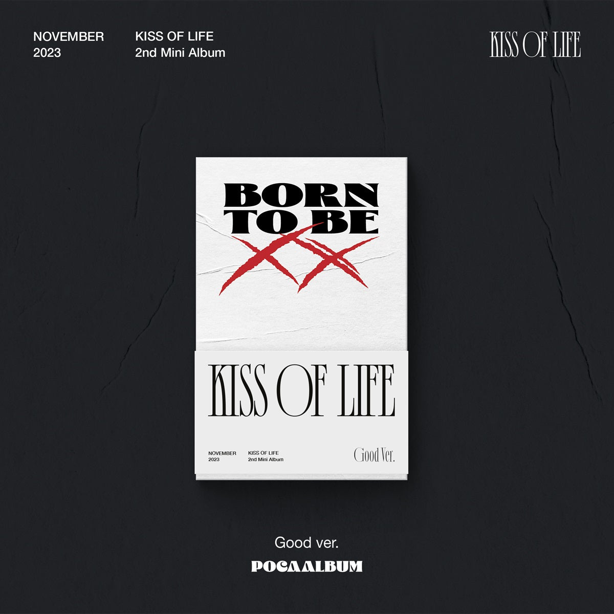 KISS OF LIFE 2nd Mini Album 'BORN TO BE XX' (POCA) - K-Pop Music CD for Fans, Collectors & Gift Giving - Perfect for Birthday Presents, K-Pop Collections & Music Enthusiasts