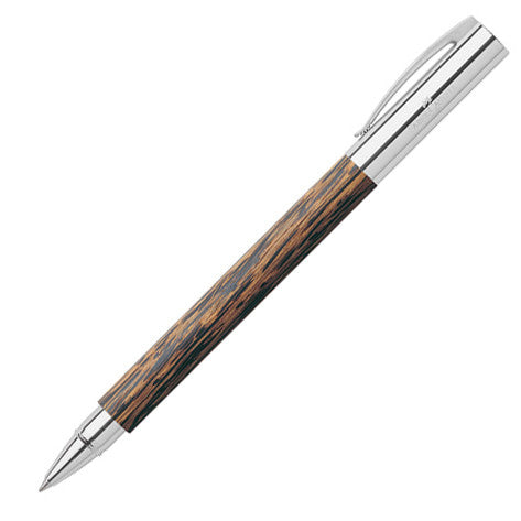 Faber-Castell Ambition Coconut Wood Rollerball Pen - Premium Writing Instrument for Office, School & Gift Giving