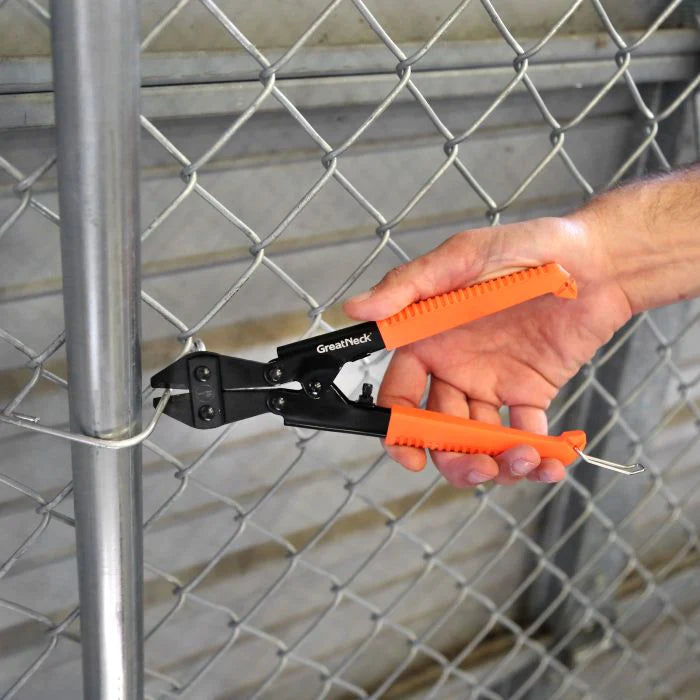 GreatNeck BC8 8-Inch Mini Bolt Cutters - Heavy Duty Steel Wire & Padlock Cutter for DIY, Home Repair, and Emergency Use