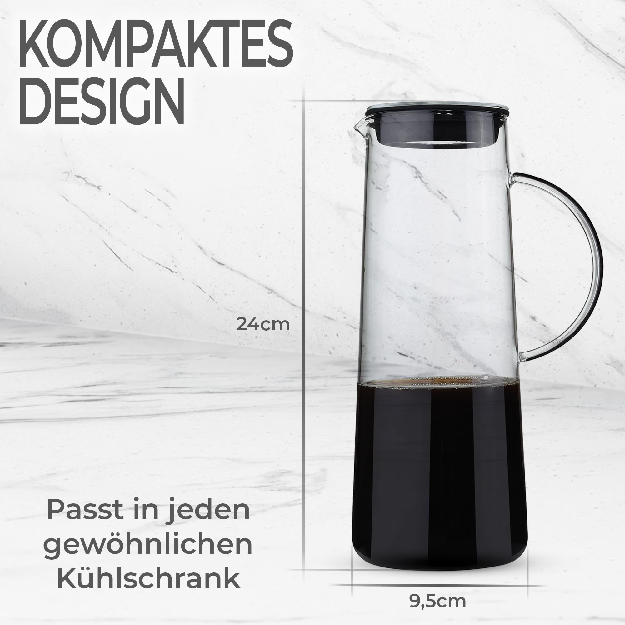 Zassenhaus M045017 Premium Hot & Cold Brew Coffee & Tea Infuser - 3.75