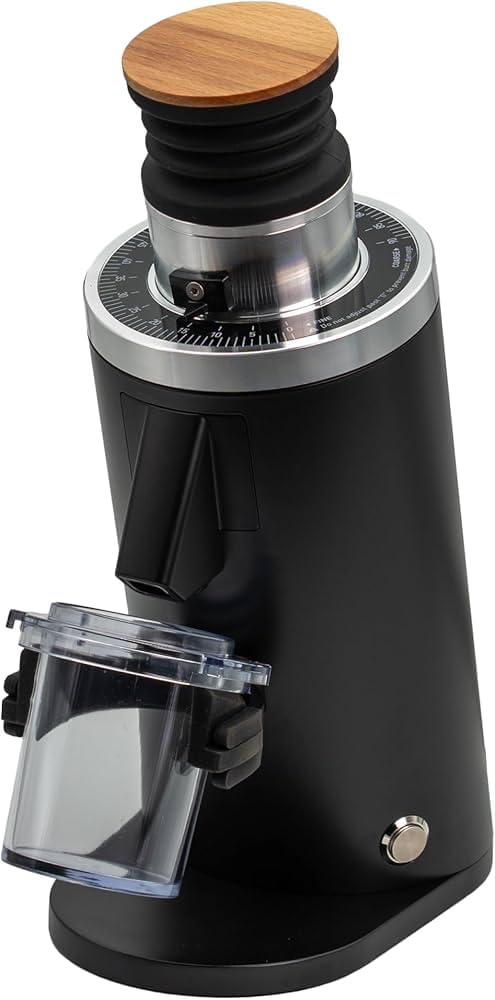 Premium DF54 Single Dose Coffee Grinder - Electric Burr Grinder for Espresso & Pour Over - Perfect for Home Baristas & Coffee Enthusiasts - Compact & Quiet Design for Kitchen Countertop Use