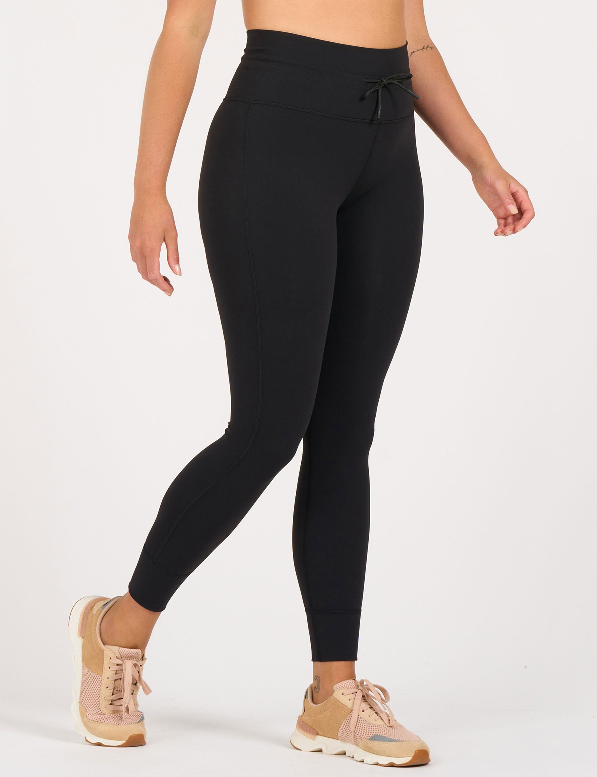 High Waist Black Leggings for Women - Comfortable Daily Workout Yoga Pants - Perfect for Gym, Running & Lounge Wear